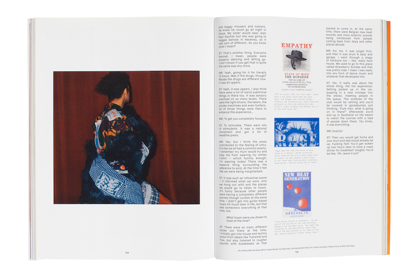 Dazed & Confused magazine spread for Martine Rose AW 14 featuring items from Wild Life Archive