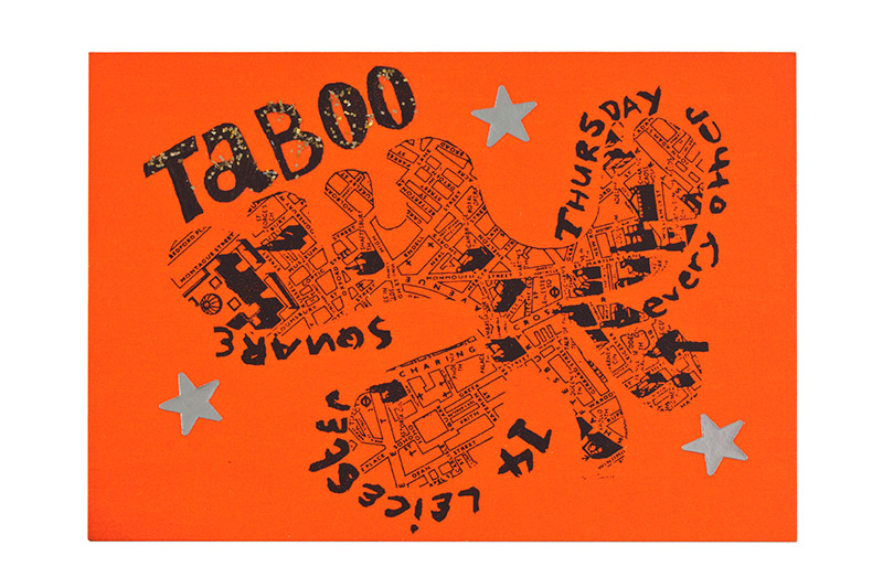 Leigh Bowery’s Taboo Club Flyer 1985
